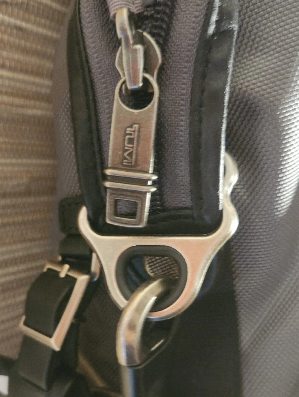 Tumi Alpha 2 Greny Small Nylon Duffel Bag with Black Straps